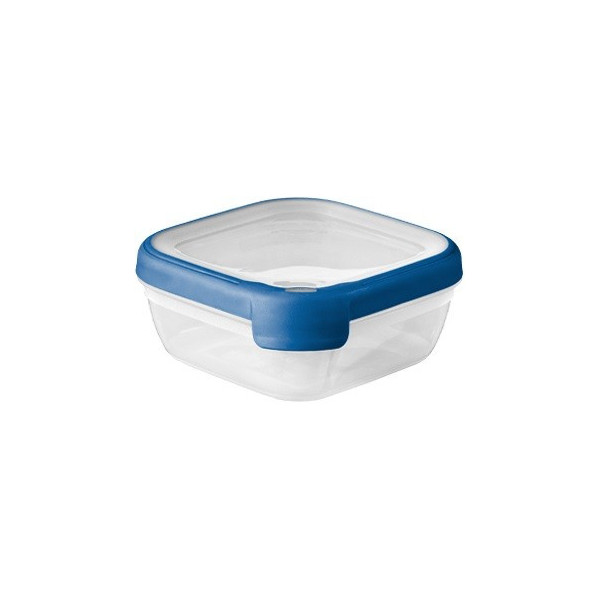 CURVER GRAND CHEF ECO LINE Kwadratowy pojemnik na żywność 0,75 L / transparentny / niebieski