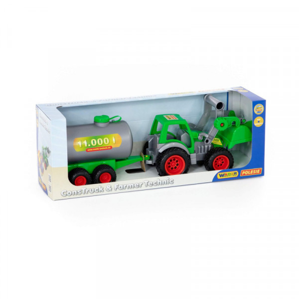 "Farmer Technic", traktor-ładowarka z cysterną (pudełko)
