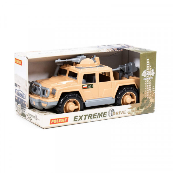 Samochód- pickup wojskowy "Obrońca-Safari" z 2-ma karabinami maszynowymi (PL) (w pudełku)