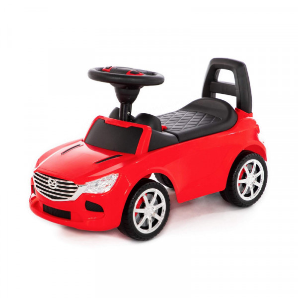 Samochód-jeździk "SuperCar" Nr4 z sygnałem dźwiękowym (czerwony)