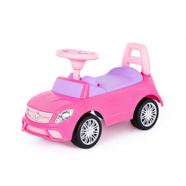 Samochód-jeździk "SuperCar" Nr3 z sygnałem dźwiękowym (różowy)
