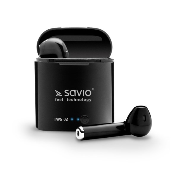 Słuchawki bezprzewodowe SAVIO TWS-02