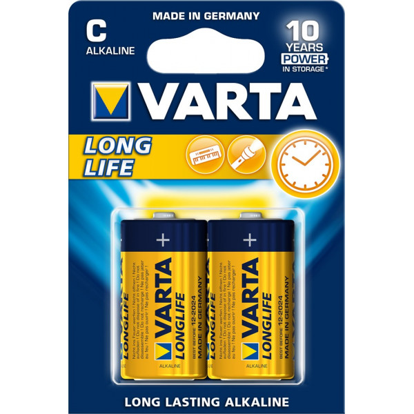 Zestaw baterii alkaliczne VARTA Longlife LR14 C