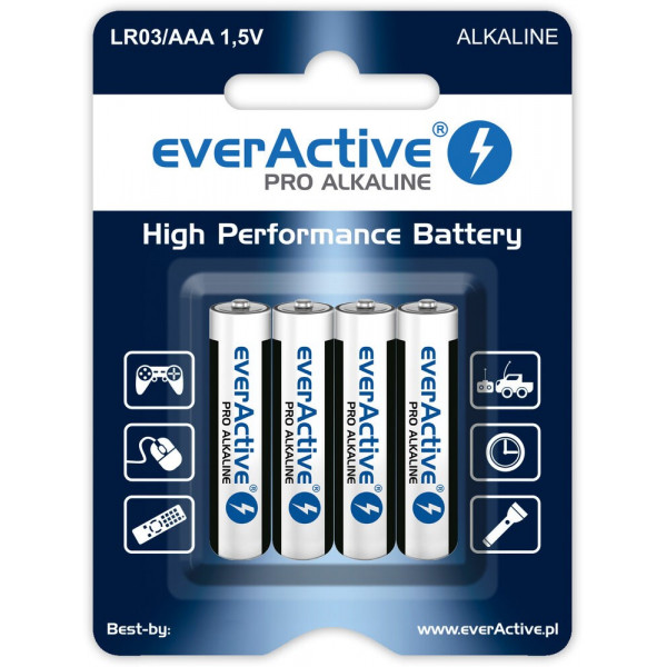 Zestaw baterii alkaliczne everActive LR64BLPA